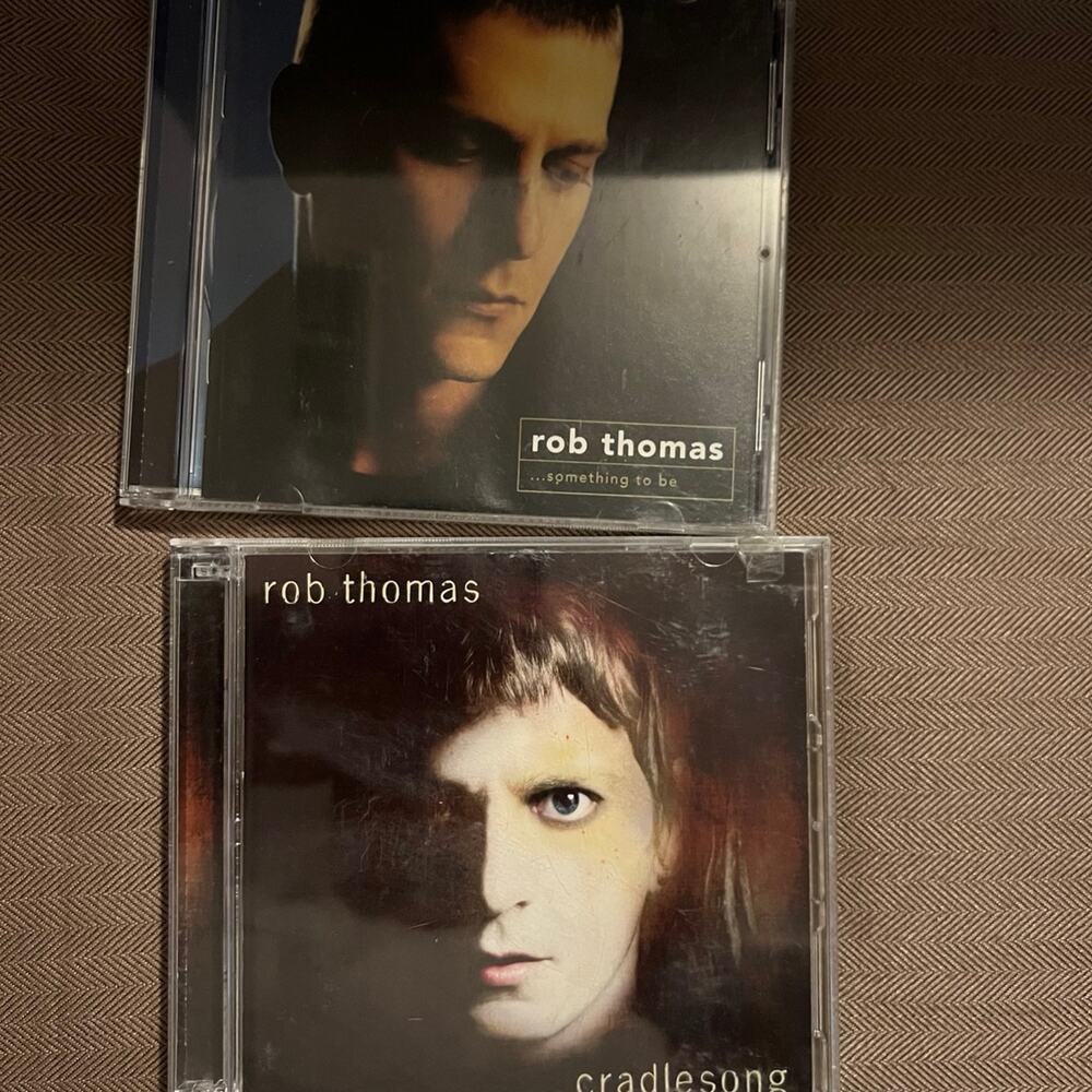 2 Rob Thomas CDs Cradlesong and Something To Be